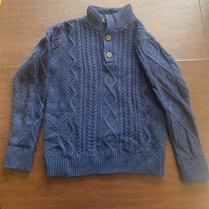 GAP cable knit sweater, boys LARGE